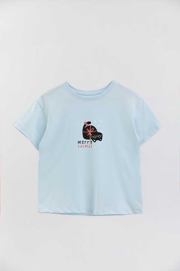 REMERA GIRL OVER JINGLE CAT 21