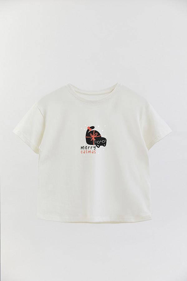REMERA GIRL OVER JINGLE CAT 21