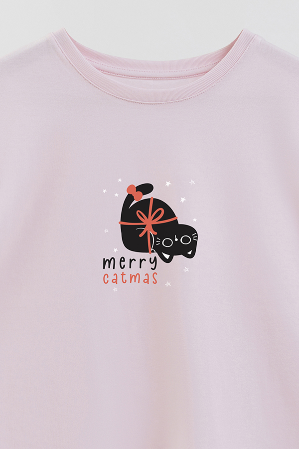REMERA GIRL OVER JINGLE CAT 21