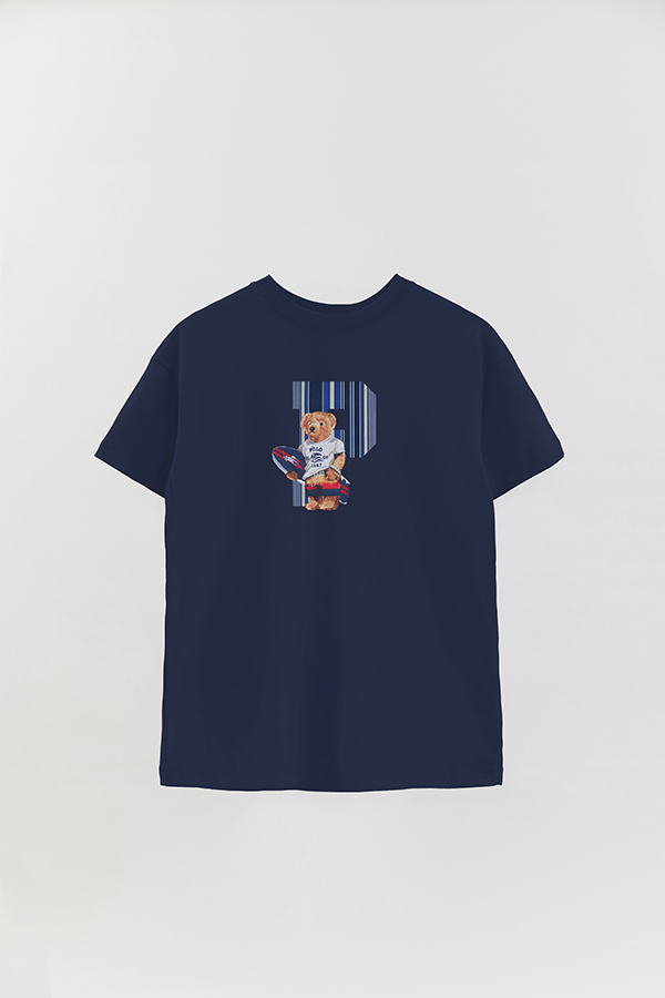 REMERA OVER ESTAMPADA UNISEX BEAR SURFER