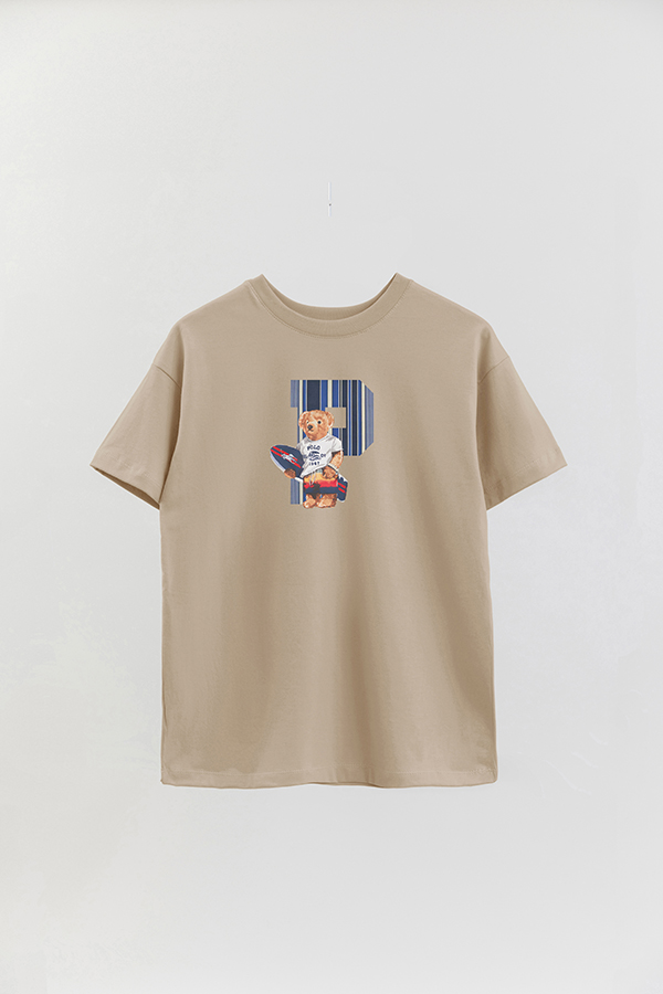 REMERA OVER ESTAMPADA UNISEX BEAR SURFER