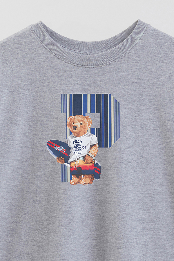 REMERA OVER ESTAMPADA UNISEX BEAR SURFER