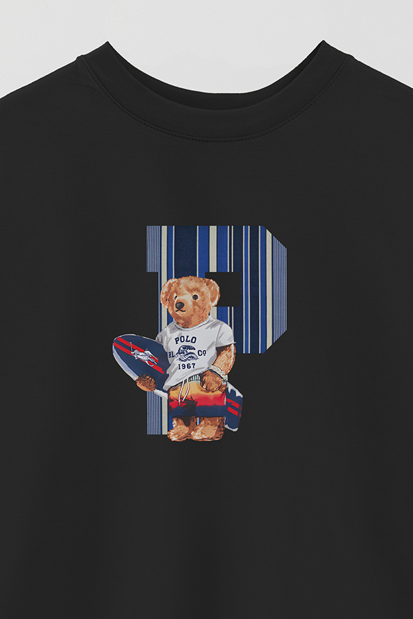 REMERA OVER ESTAMPADA UNISEX BEAR SURFER