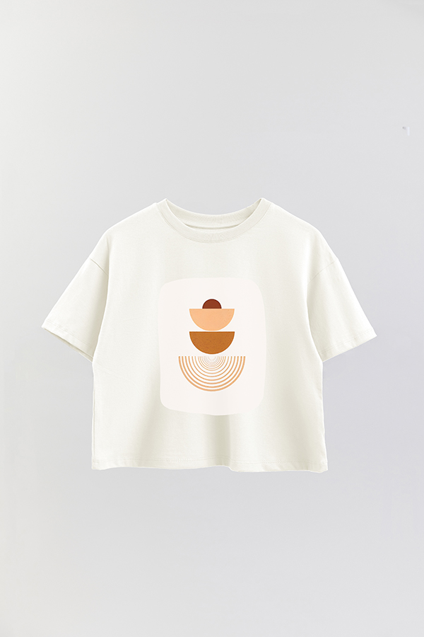 REMERA CROP ESTAMPADA ART 130