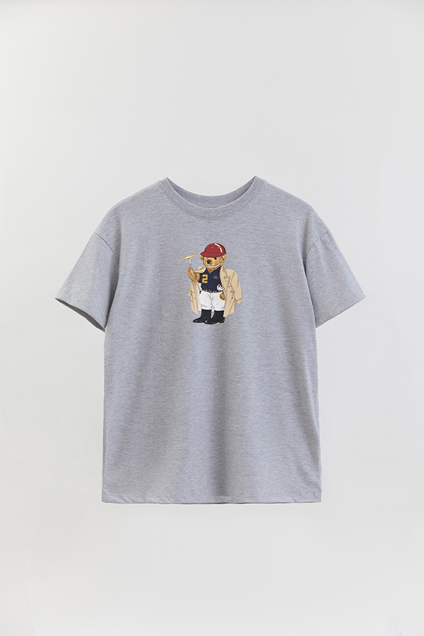 REMERA OVER ESTAMPADA UNISEX BEAR POLO COAT