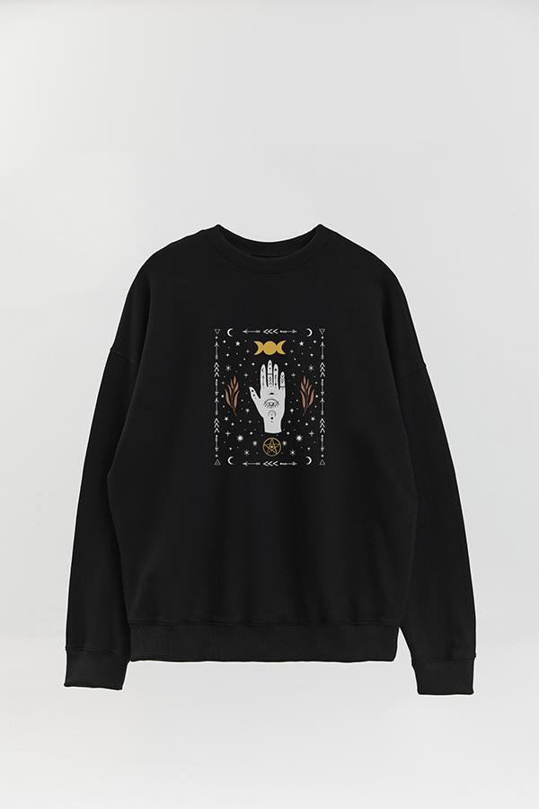 BUZO CREWNECK ESTAMPADO MST MYSTICAL HAND