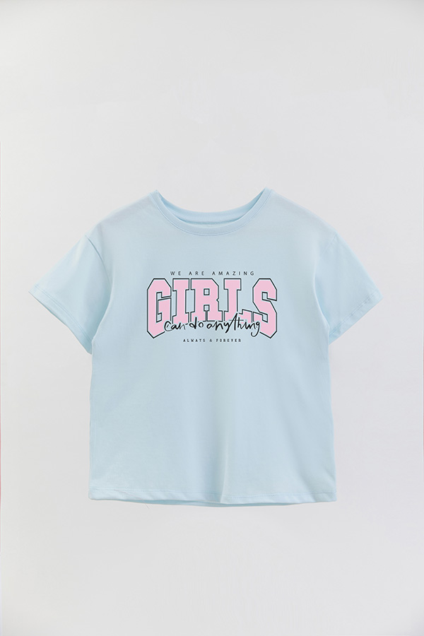 REMERA GIRL OVER GIRLS CAN DO ANYTHING