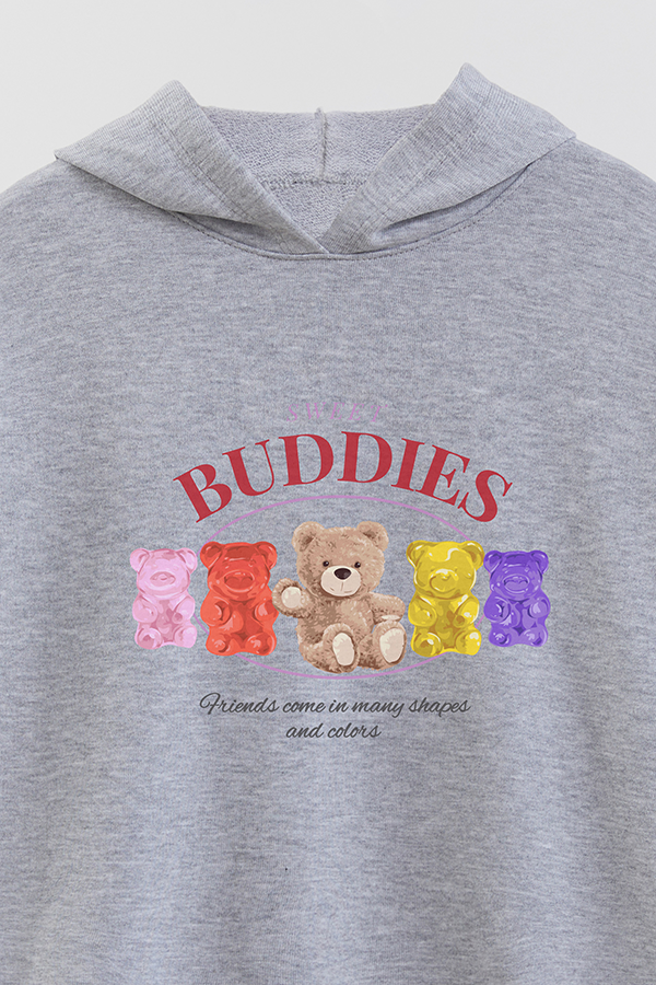HOODIE RUSTICO KIDS TEDDY BUDDIES