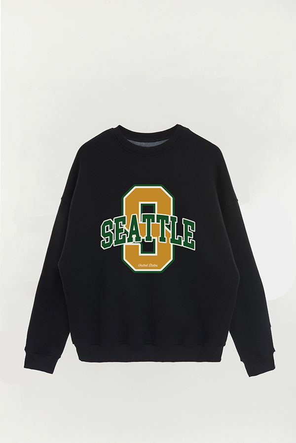 BUZO CREWNECK ESTAMPADO VRST SEATTLE