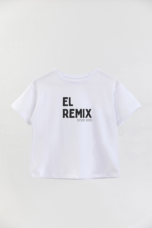 REMERA OVER ESTAMPADA DDP EL REMIX