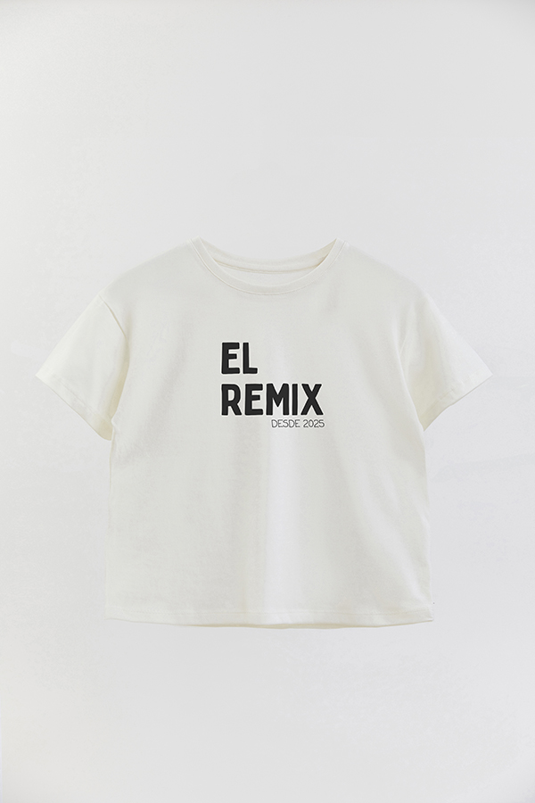 REMERA OVER ESTAMPADA DDP EL REMIX