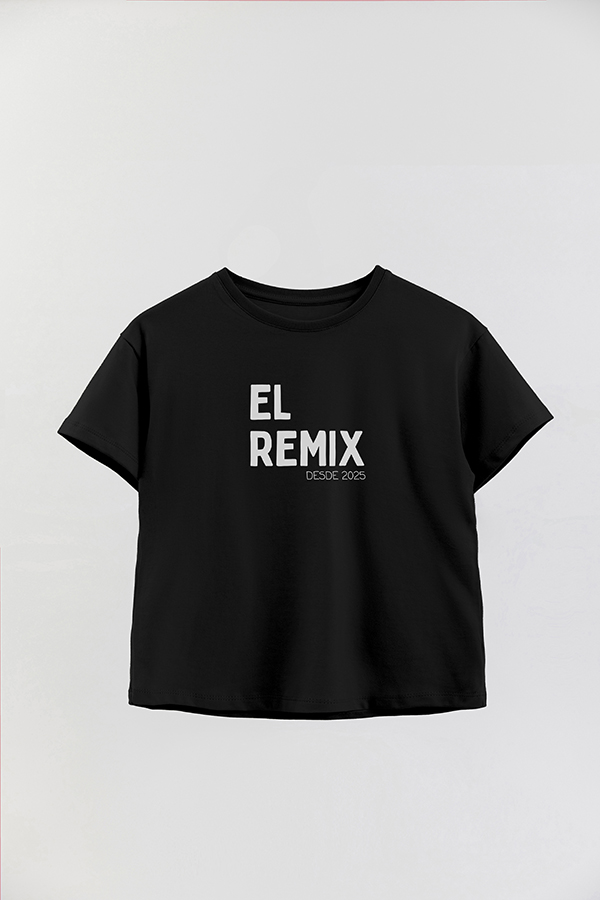 REMERA OVER ESTAMPADA DDP EL REMIX
