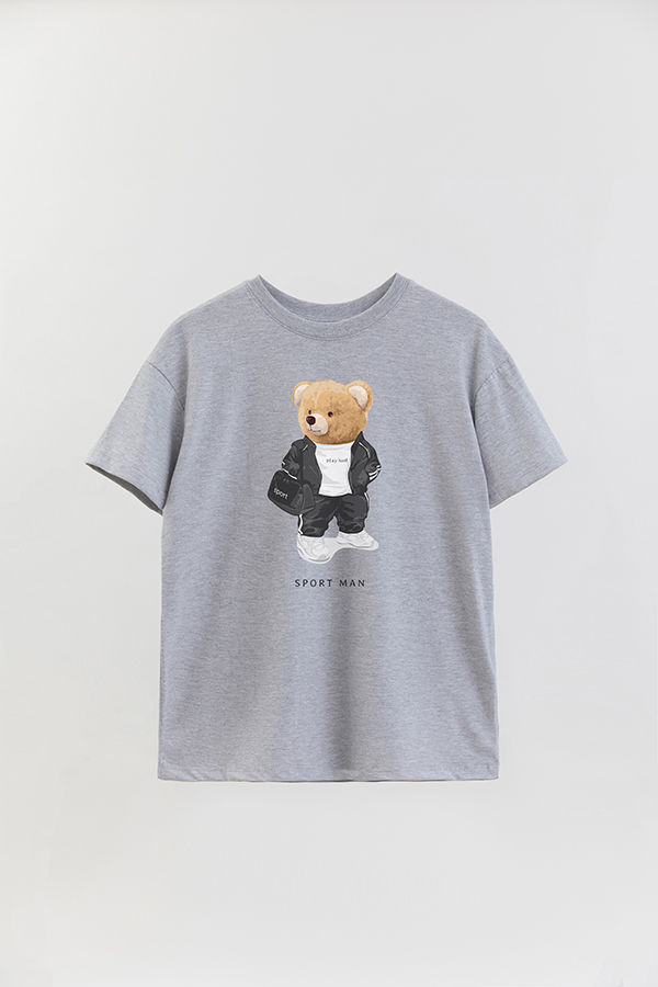 REMERA OVER ESTAMPADA UNISEX TEDDY SPORT MAN