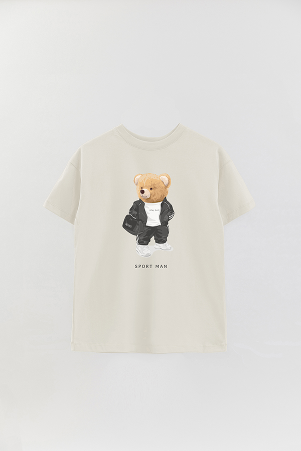 REMERA OVER ESTAMPADA UNISEX TEDDY SPORT MAN