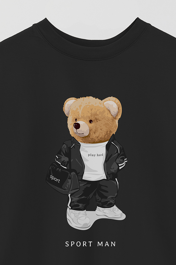 REMERA OVER ESTAMPADA UNISEX TEDDY SPORT MAN