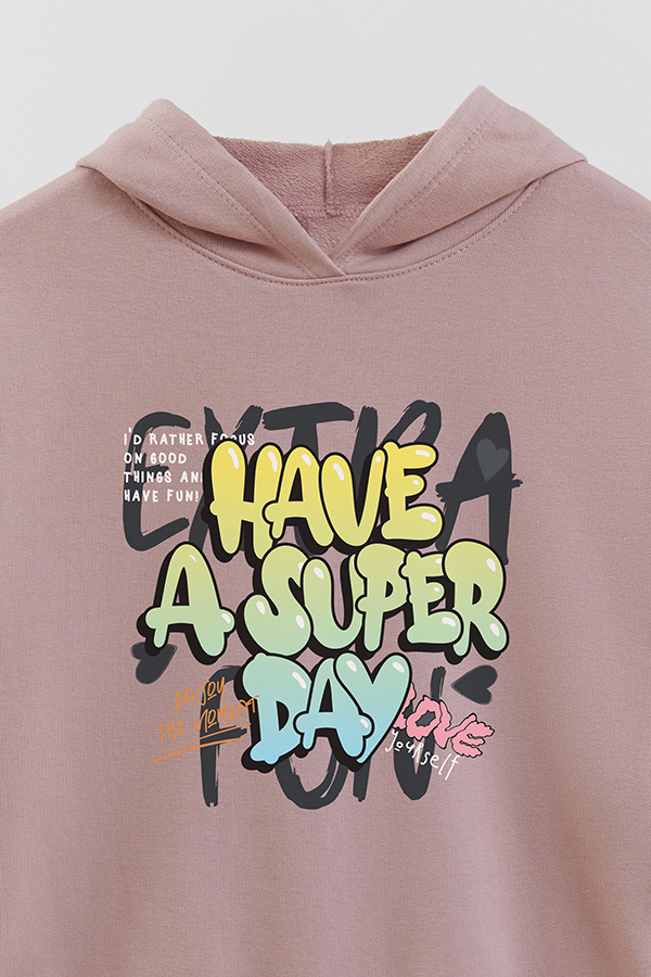 HOODIE RUSTICO GIRL URBAN HAVE A SUPER DAY