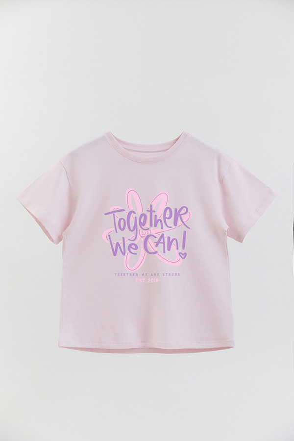 REMERA GIRL OVER TOGETHER WE CAN