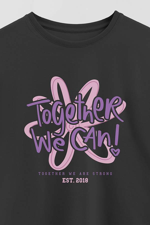 REMERA GIRL OVER TOGETHER WE CAN