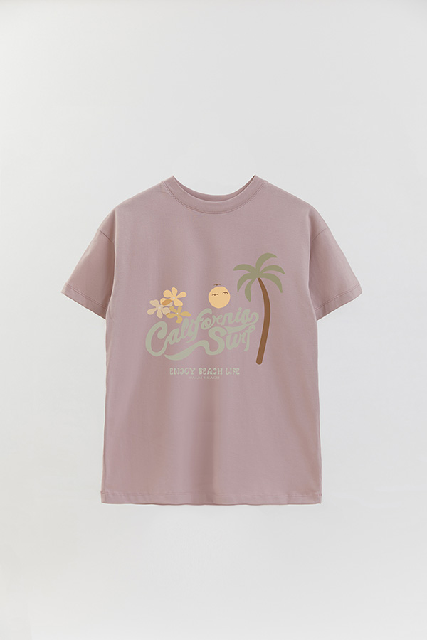 REMERA OVER ESTAMPADA CALIFORNIA SURF