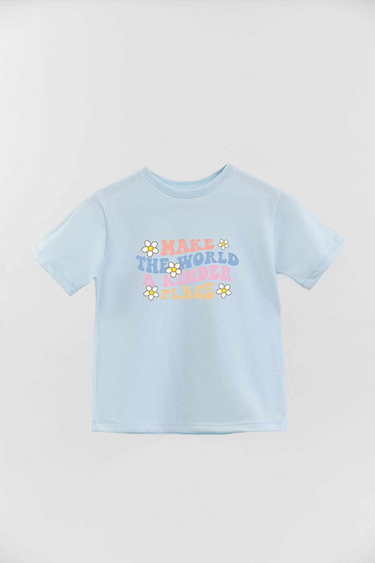 REMERA BASIC GIRL RT MAKE THE WORLD A KINDER PLACE