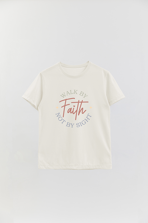 REMERA BASICA UNISEX VRS WALK BY FAITH