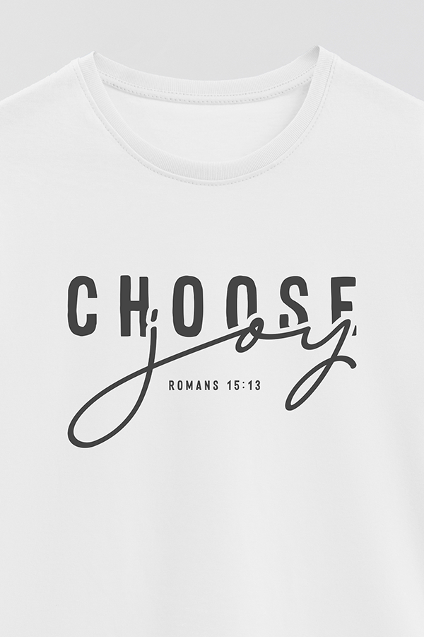 REMERA BASICA UNISEX VRS CHOOSE JOY