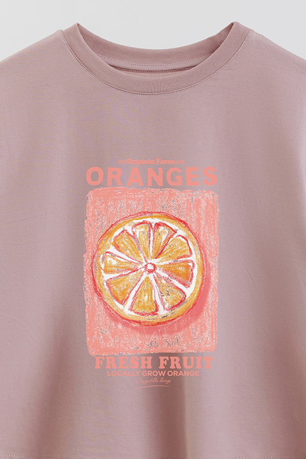 REMERA CROP ESTAMPADA ORANGES 3