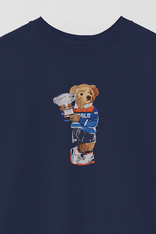 REMERA OVER ESTAMPADA UNISEX BEAR CHAMPION