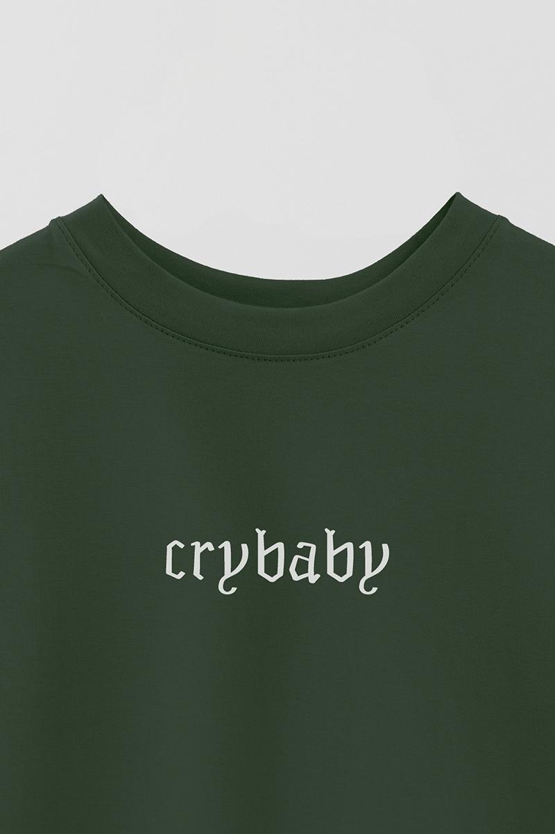 REMERA OVER ESTAMPADA UNISEX CRY BABY