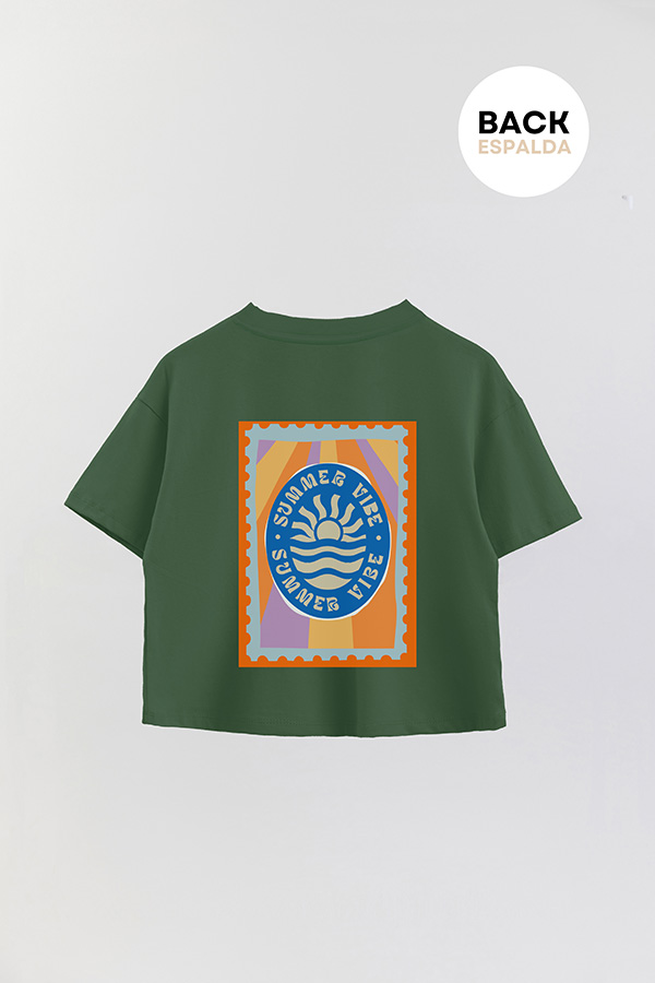 REMERA CROP FB ESTAMPADA SUMMER STAMP 3
