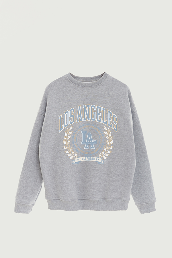 BUZO CREWNECK ESTAMPADO VARSITY LOS ANGELES PSTL