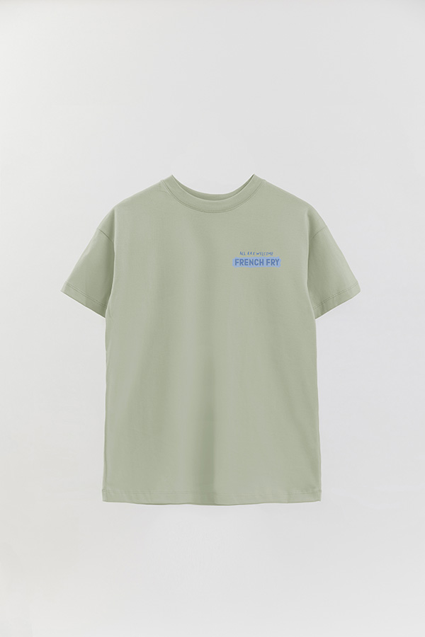 REMERA OVER FB ESTAMPADA FRENCH FRY