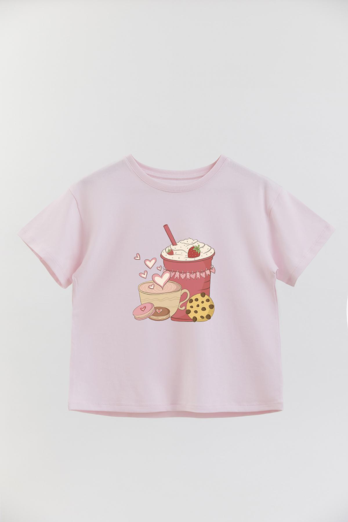 REMERA GIRL OVER RT PINK DRINKS