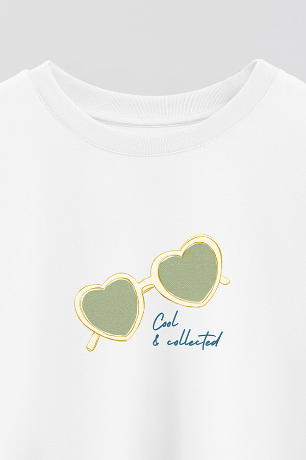REMERA CROP ESTAMPADA COASTAL COOL COLLECTED