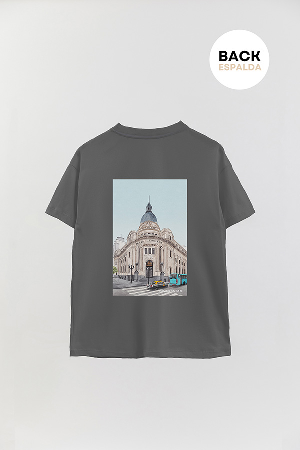 REMERA OVER ESTAMPADA ARG ART ROSARIO