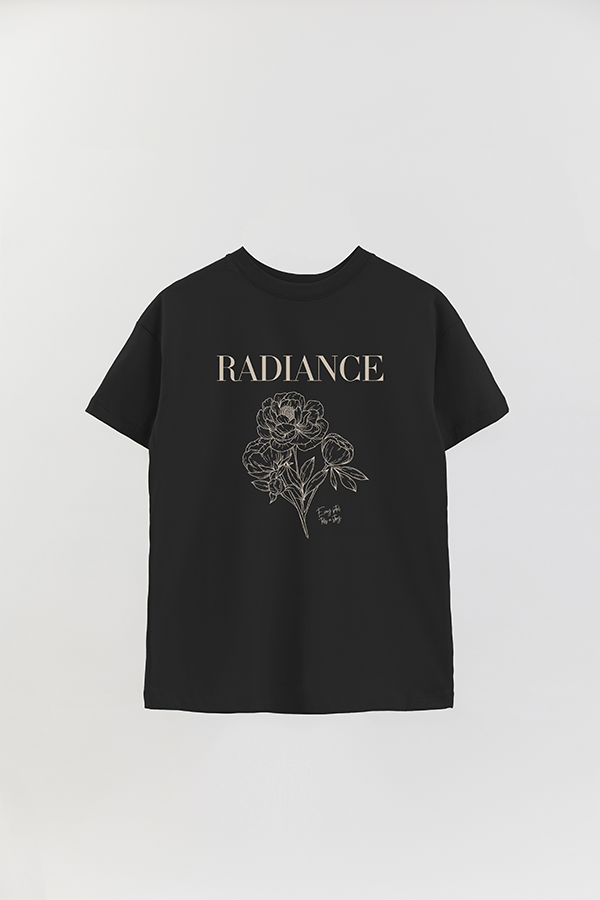 REMERA OVER ESTAMPADA PEONIES RADIANCE