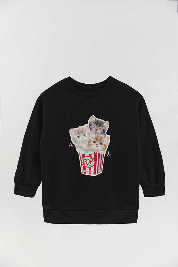 BUZO CREWNECK RUSTICO KITTY DREAMS POP CORN