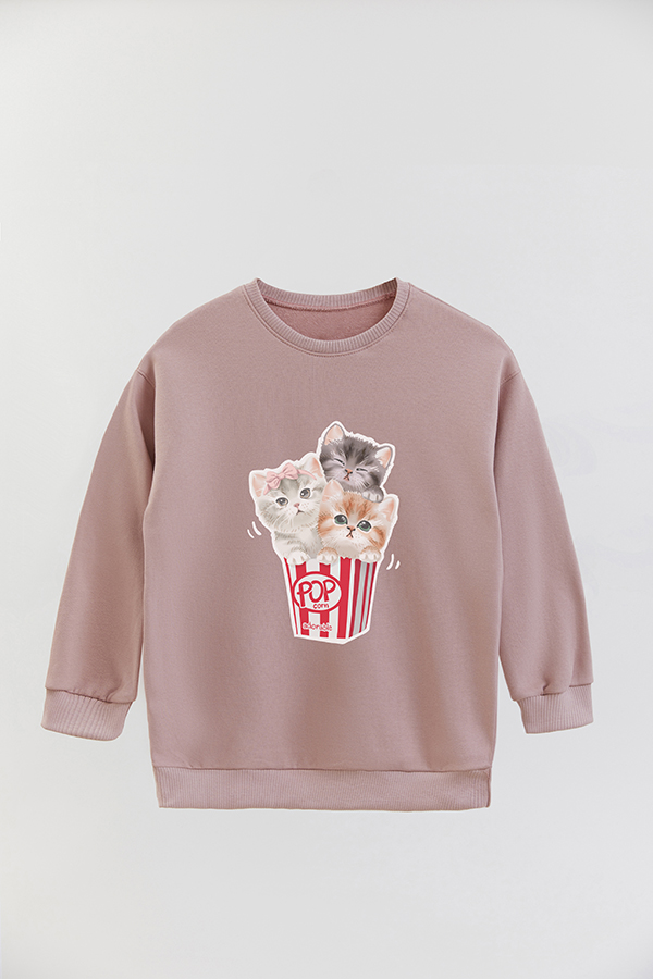 BUZO CREWNECK RUSTICO KITTY DREAMS POP CORN