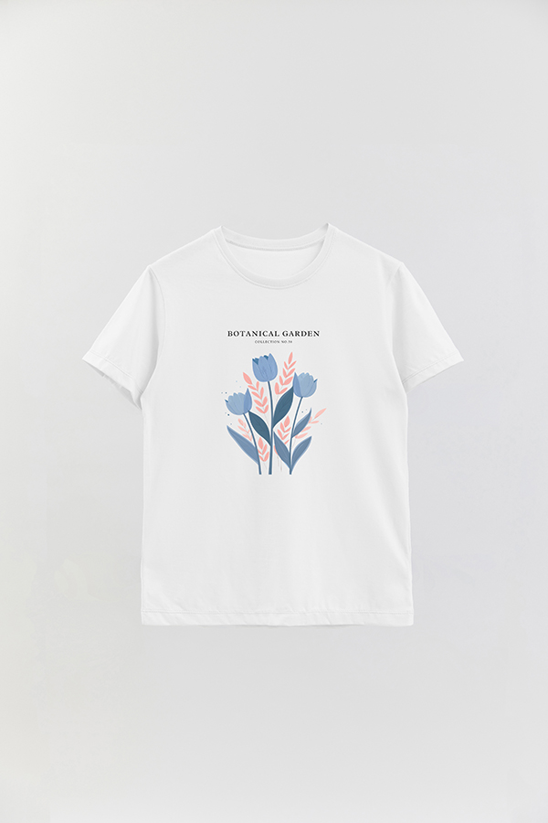 REMERA BASICA ESTAMPADA GARDEN 58