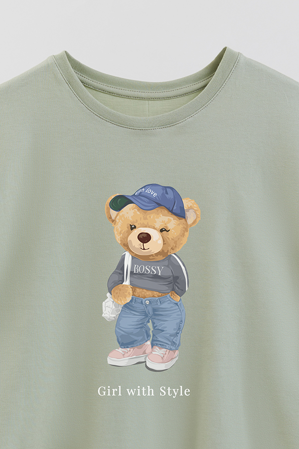 REMERA GB OVERSIZE GIRL WITH STYLE
