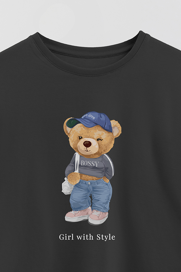 REMERA GB OVERSIZE GIRL WITH STYLE