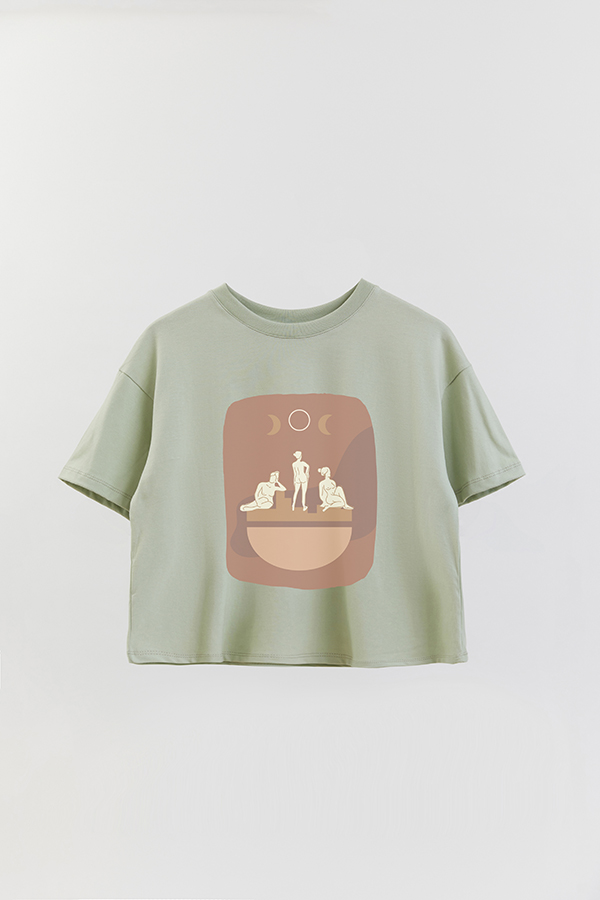 REMERA CROP ESTAMPADA ART 115