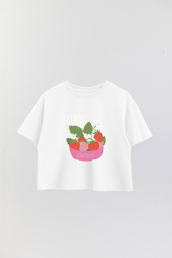 REMERA CROP ESTAMPADA FRSP YOU ARE SO