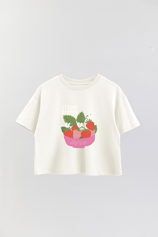 REMERA CROP ESTAMPADA FRSP YOU ARE SO