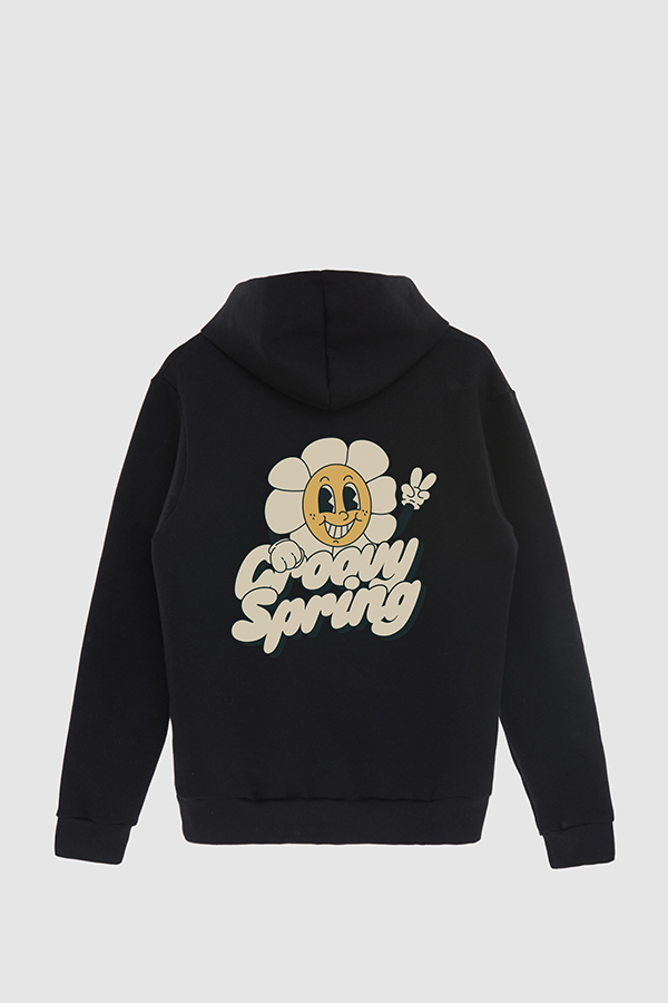 HOODIE ESTAMPADO CARTOON ILLUSTRATION GROOVY SPRING