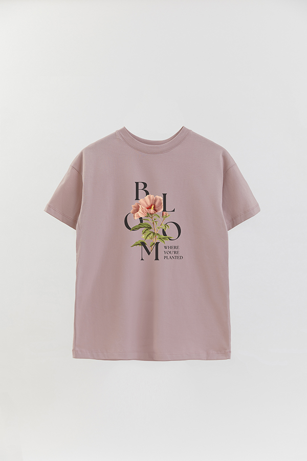 REMERA OVER ESTAMPADA MNM BLOOM