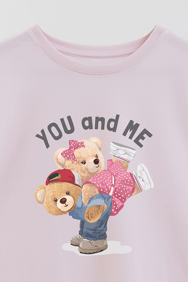 REMERA GB OVERSIZE TEDDY YOU AND ME