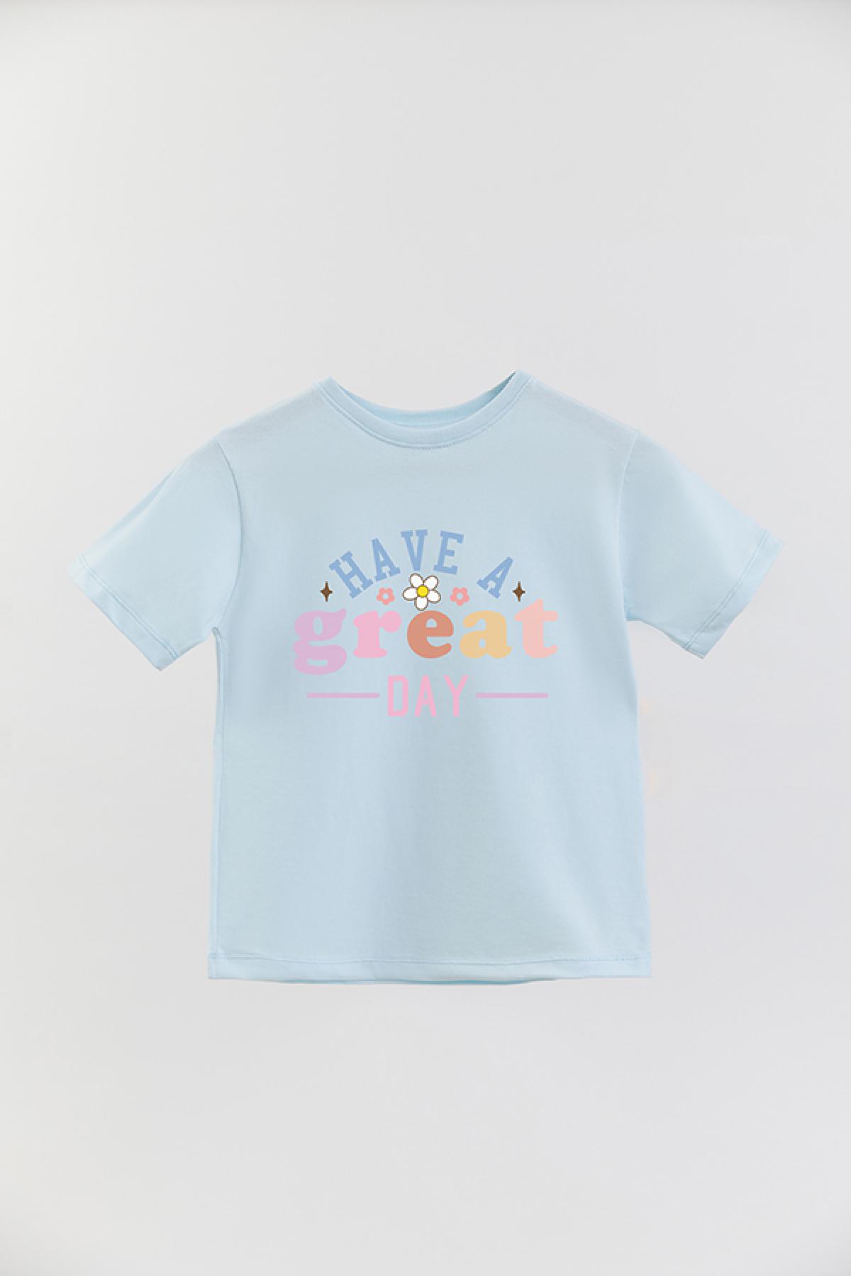 REMERA BASIC GIRL RT HAVE A GREAT DAY