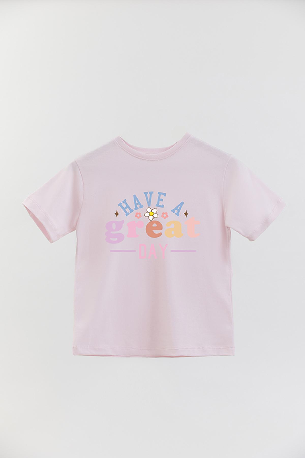 REMERA BASIC GIRL RT HAVE A GREAT DAY
