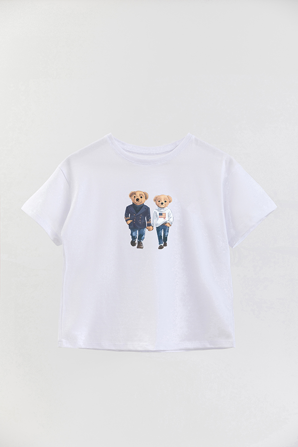 REMERA GB OVERSIZE BEAR COUPLE